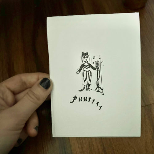 i like your (pussy) cat card