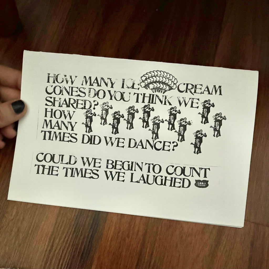 to question our love, would be a waste of a question card